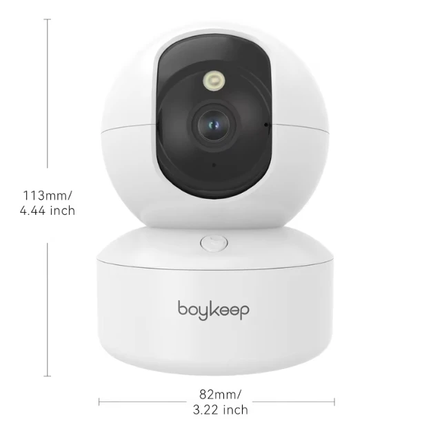 Boykeep White Home Security Camera