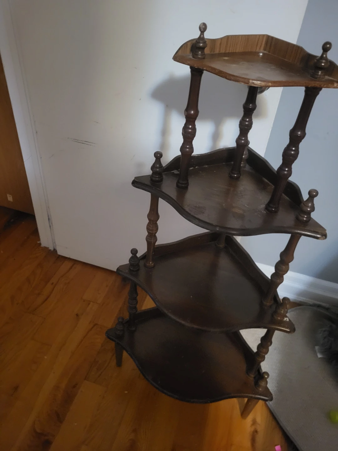 Wooden Corner Shelf