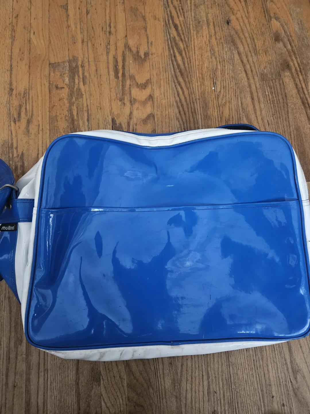 Molten Blue and White Large Duffel Bag