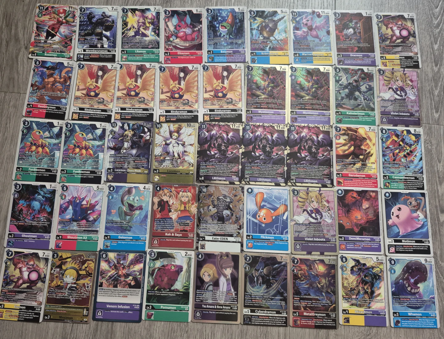 Digimon Trading Card Game Cards