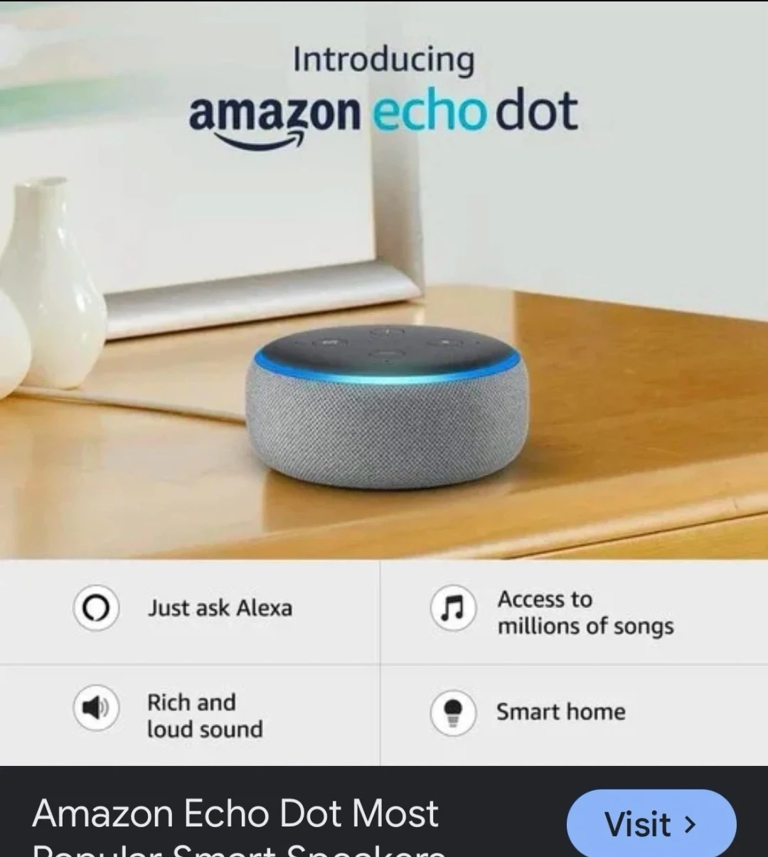Amazon Echo Dot (3rd Gen) Smart Speaker - photo 3