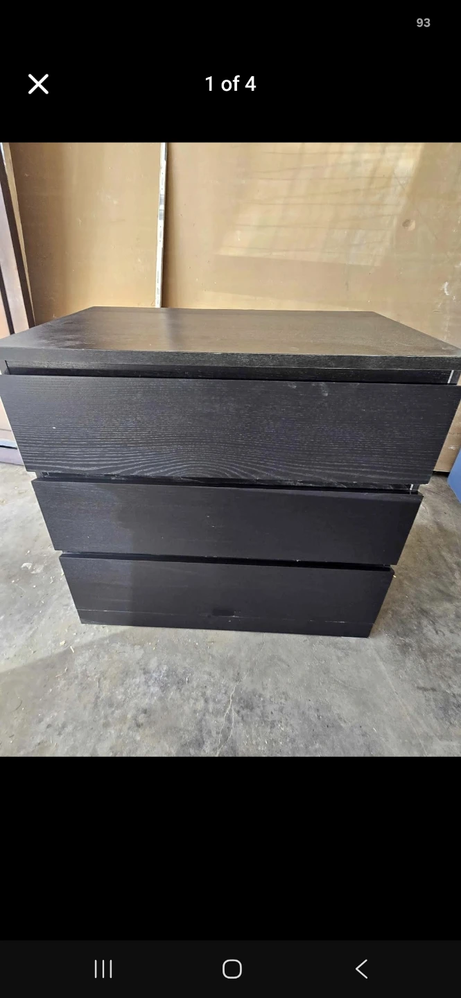 3 drawer ikea dresser