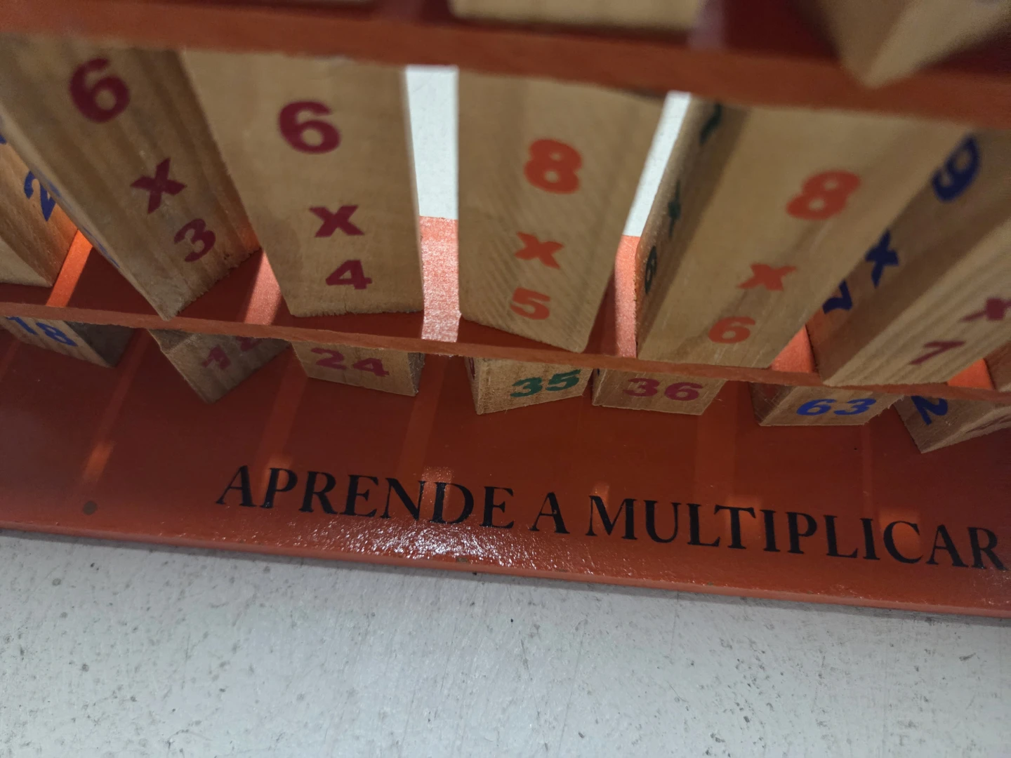 Wooden Multiplication Learning Toy