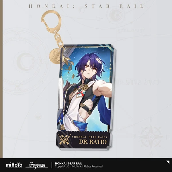 Dr. Ratio Honkai Star Rail Keychain - photo 3