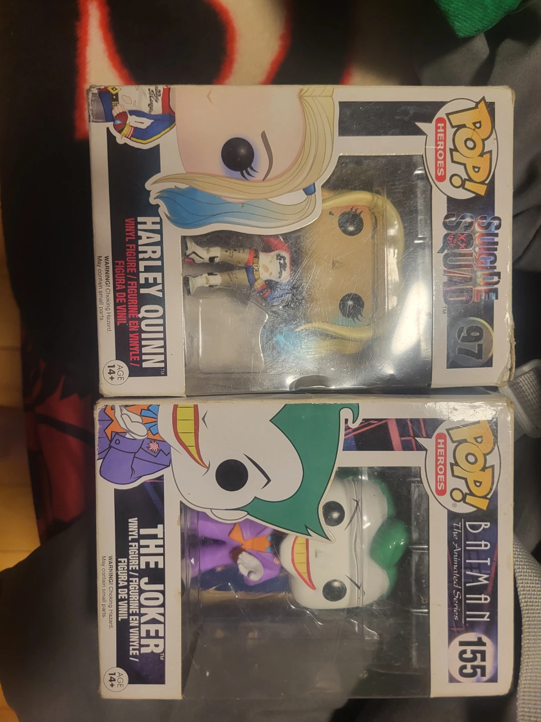 Funko Pop! Harley Quinn & The Joker Vinyl Figures