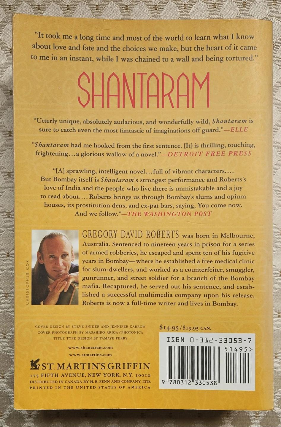 Shantaram by Gregory David Roberts ✨️ - photo 2