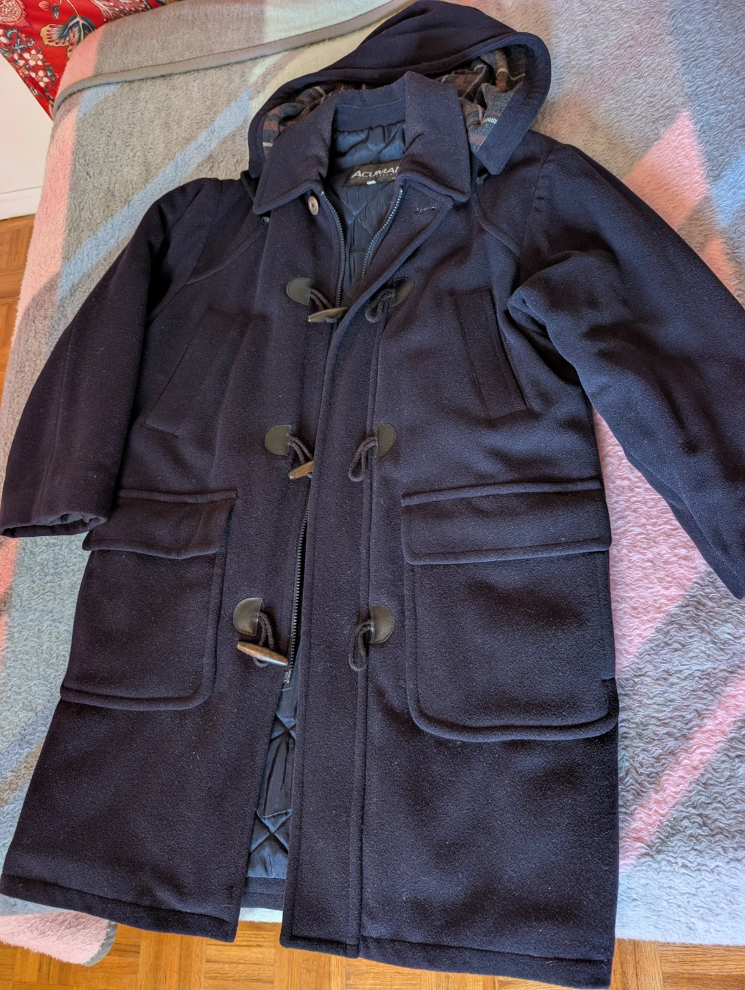 Actman Navy Warm Duffle Coat - photo 2