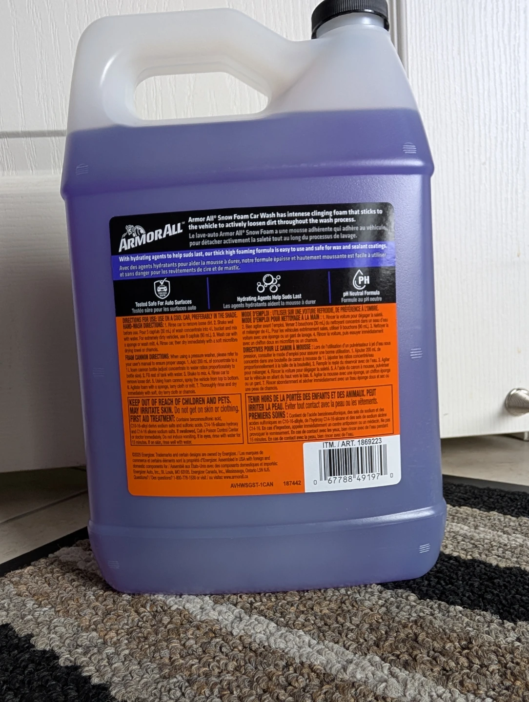 NIB - Armor All Snow Foam Car Wash - 3.78 L - photo 2