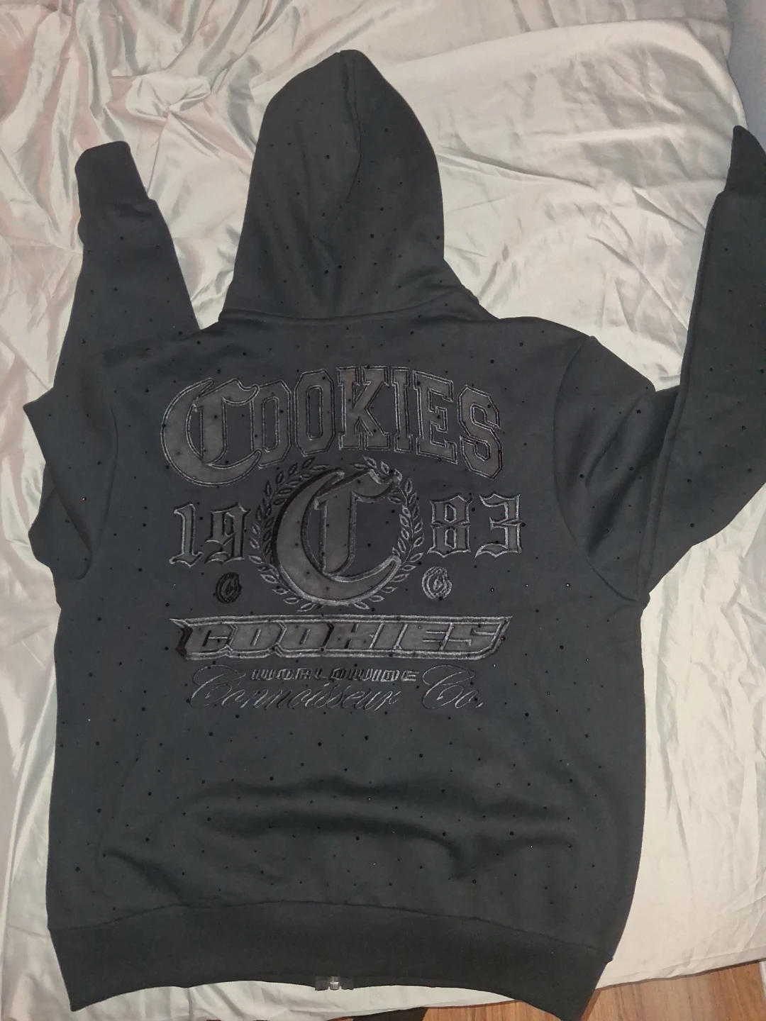 Cookies SF Black Zip-Up Hoodie
