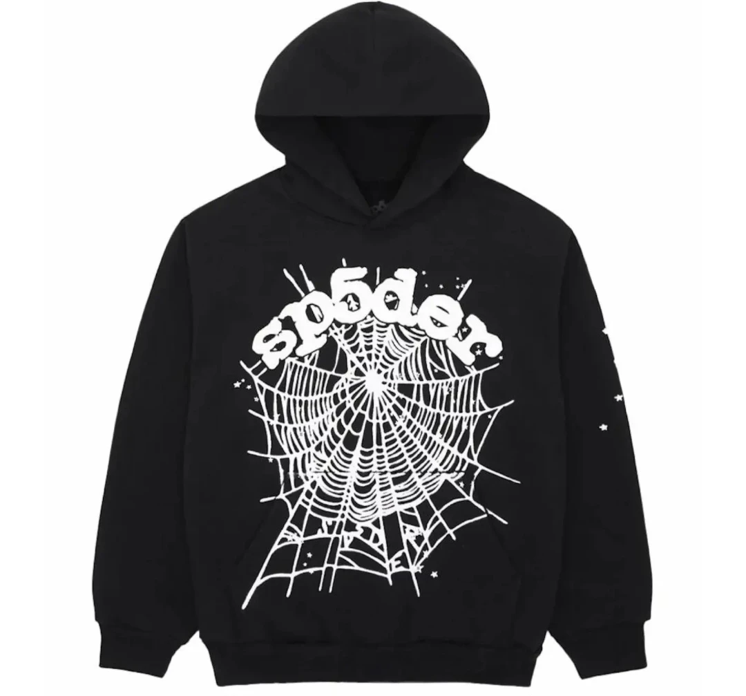 Sp5der OG Web Hoodie Black - photo 5