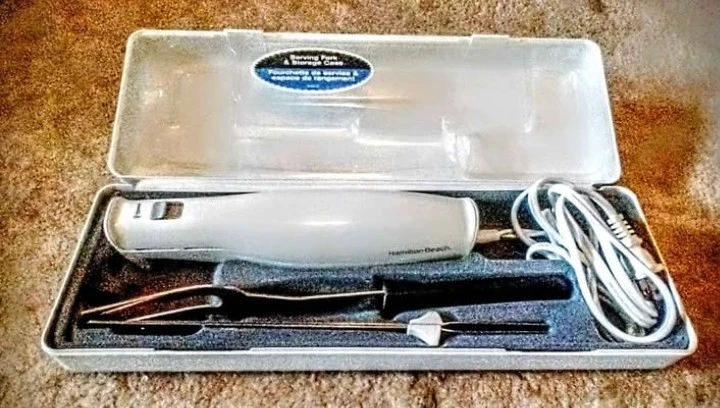Hamilton Beach Carve 'N Set Electric Knife with Storage Case - photo 2