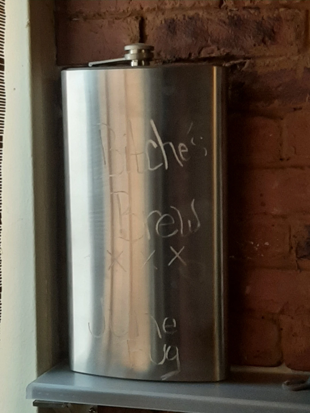 2 GIANT Stainless Steel Flask - "Bitches Brew" - photo 2
