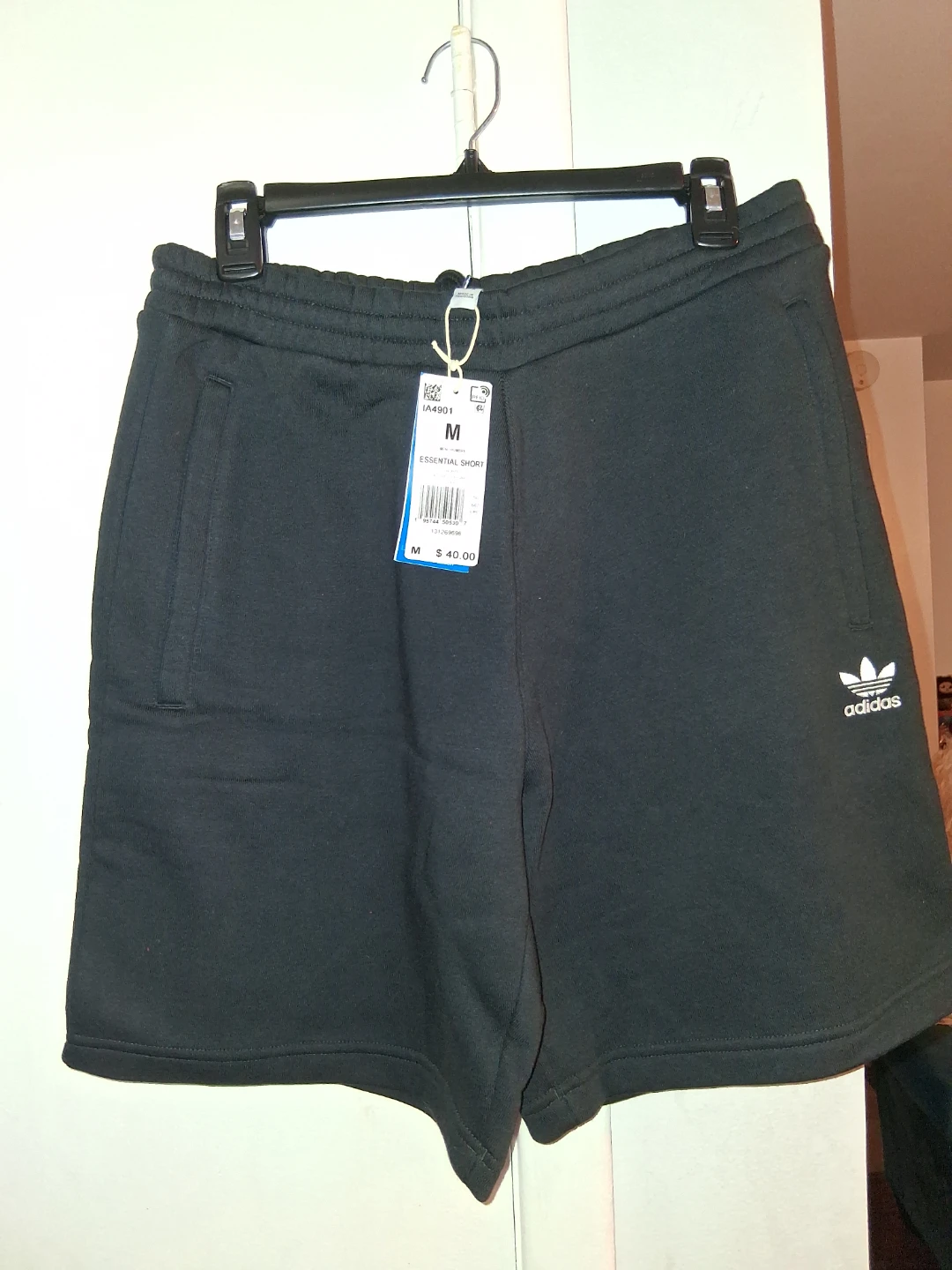Adidas Men's Essential Shorts Black Size Medium