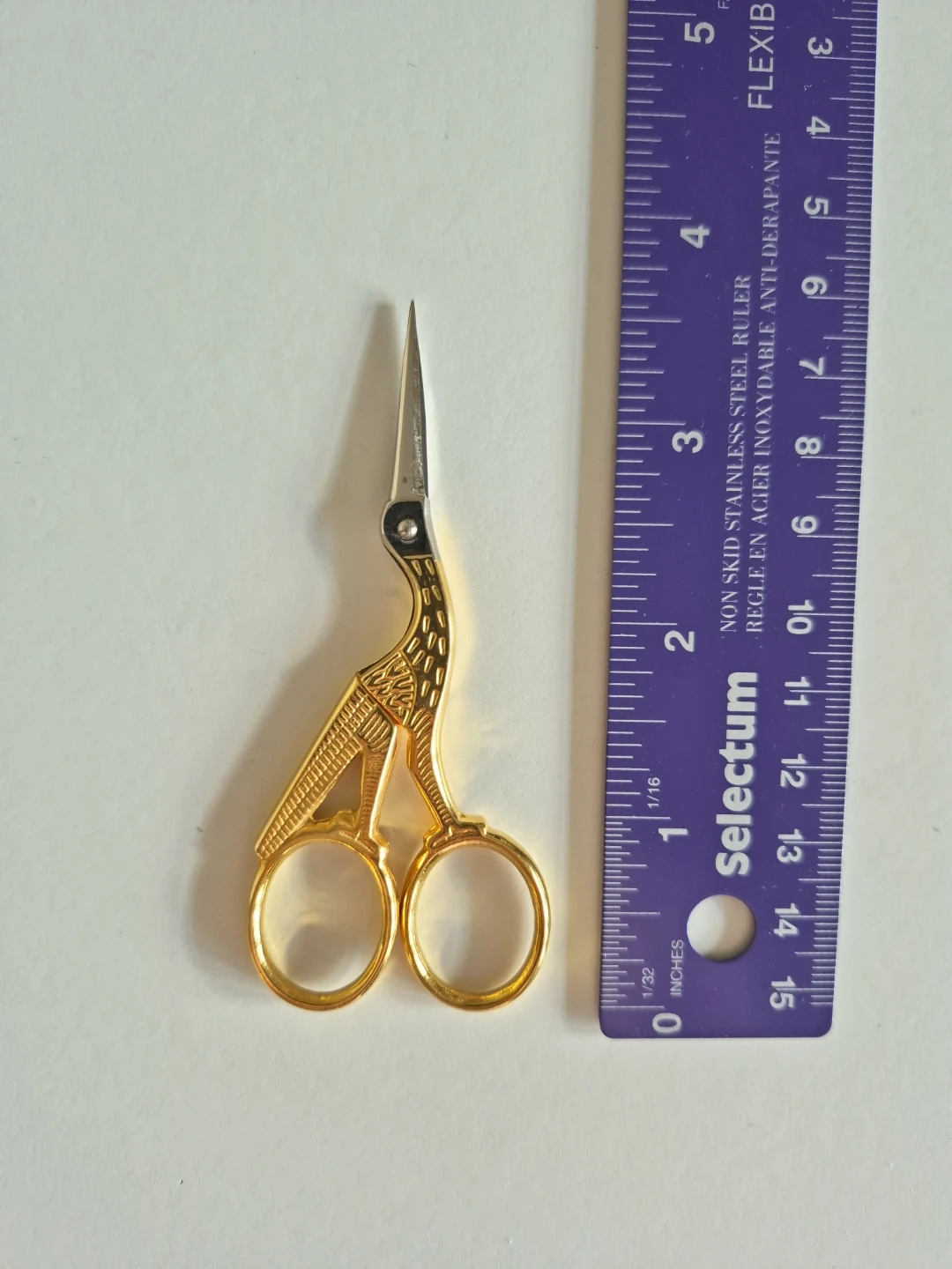 Bird (Stork) Needlework Scissors (small) - photo 3