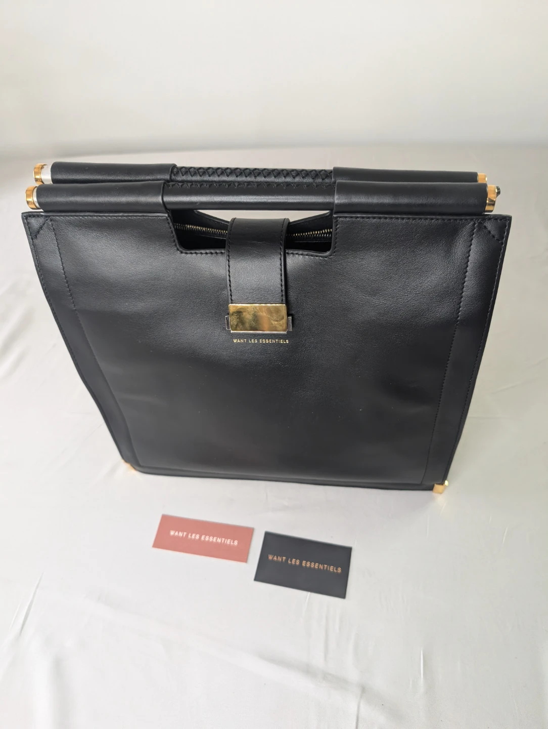 WANT LES ESSENTIELS Black Mina Top Handle Satchel - photo 2