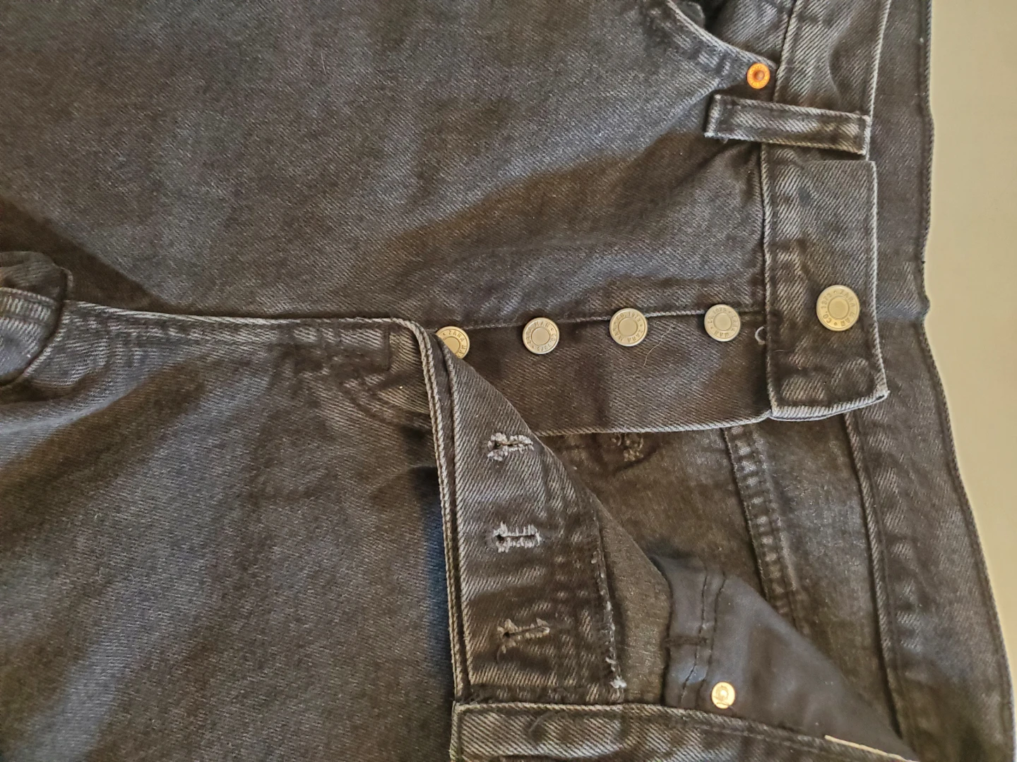 Zara Black Button-up Jeans - photo 3