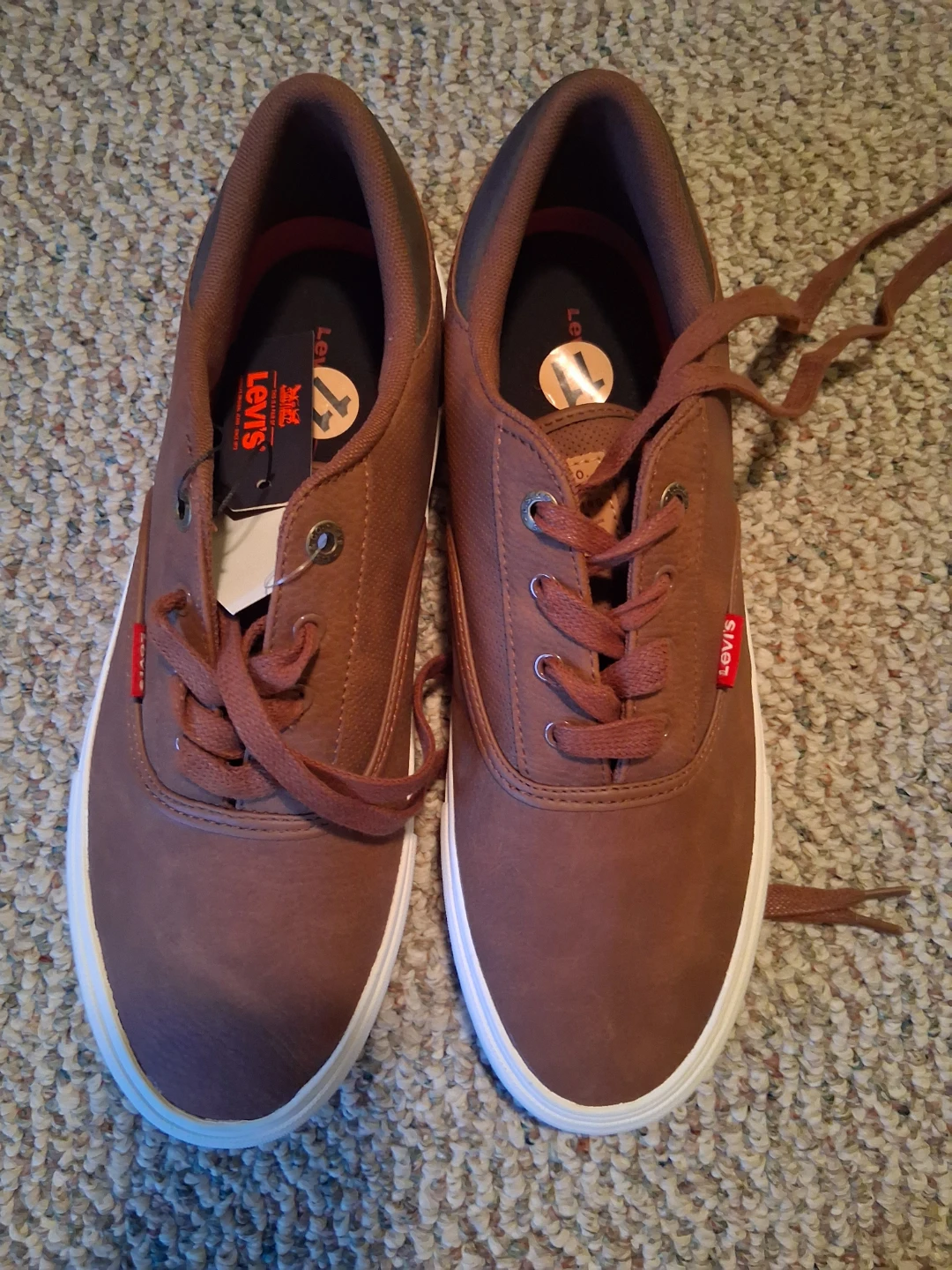 Levi's Brown Leather Comfort Shoes - photo 4