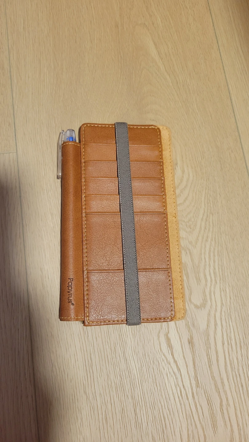 Popyrus Small notebook/agenda insert with Card Slots
