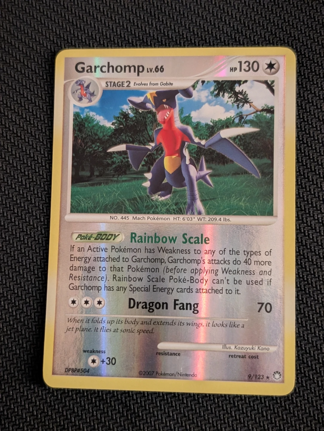 Garchomp Reverse Holo Mysterious Treasures 9/123 - Pokemon