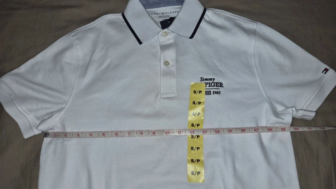 Brand New | Tommy Hilfiger White Polo Shirt - Size S/P - photo 3