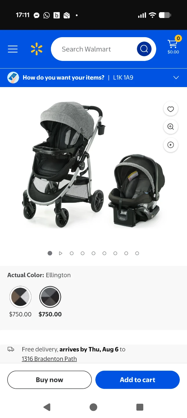 Graco Pramette Travel System