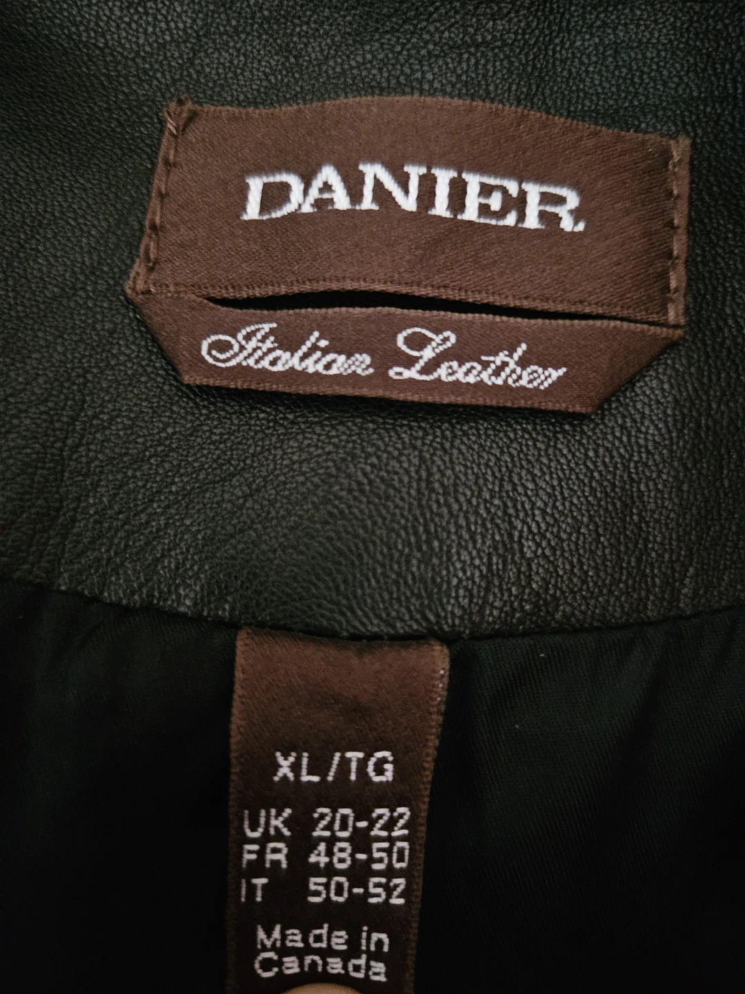 Danier Italian Leather Jacket XL/TG - photo 3