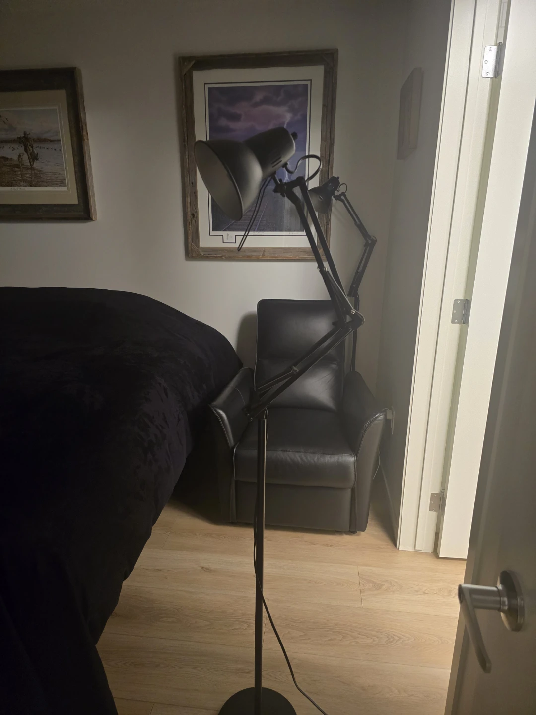 Black Articulating Floor Lamp - photo 3
