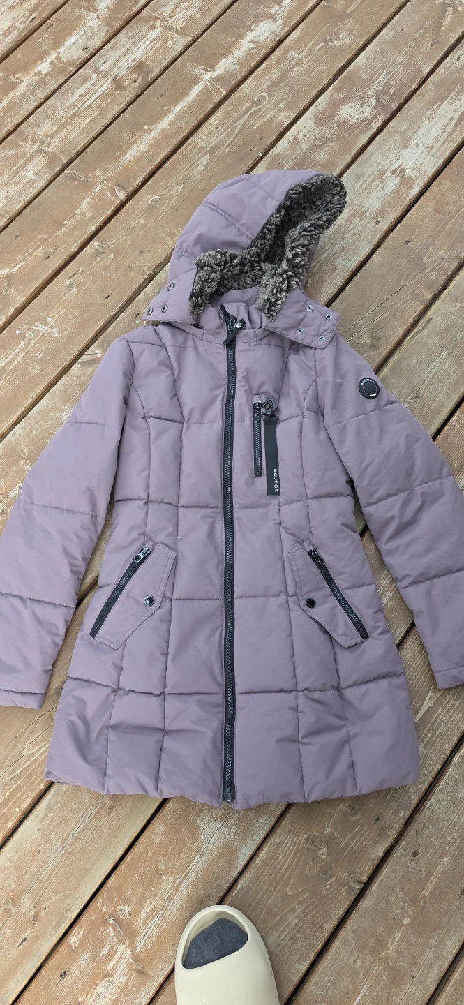 Nautica Puffer Winter Coat Lilac XS/TP
