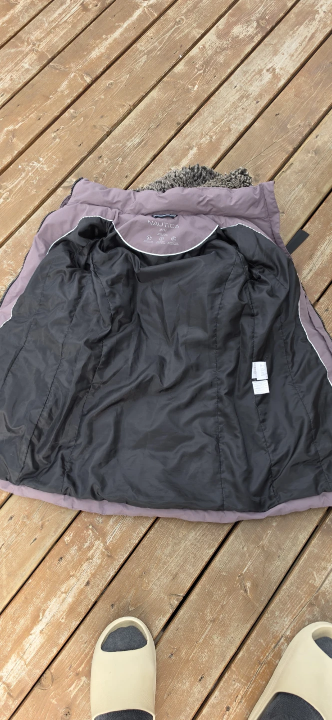 Nautica Puffer Winter Coat Lilac XS/TP - photo 5