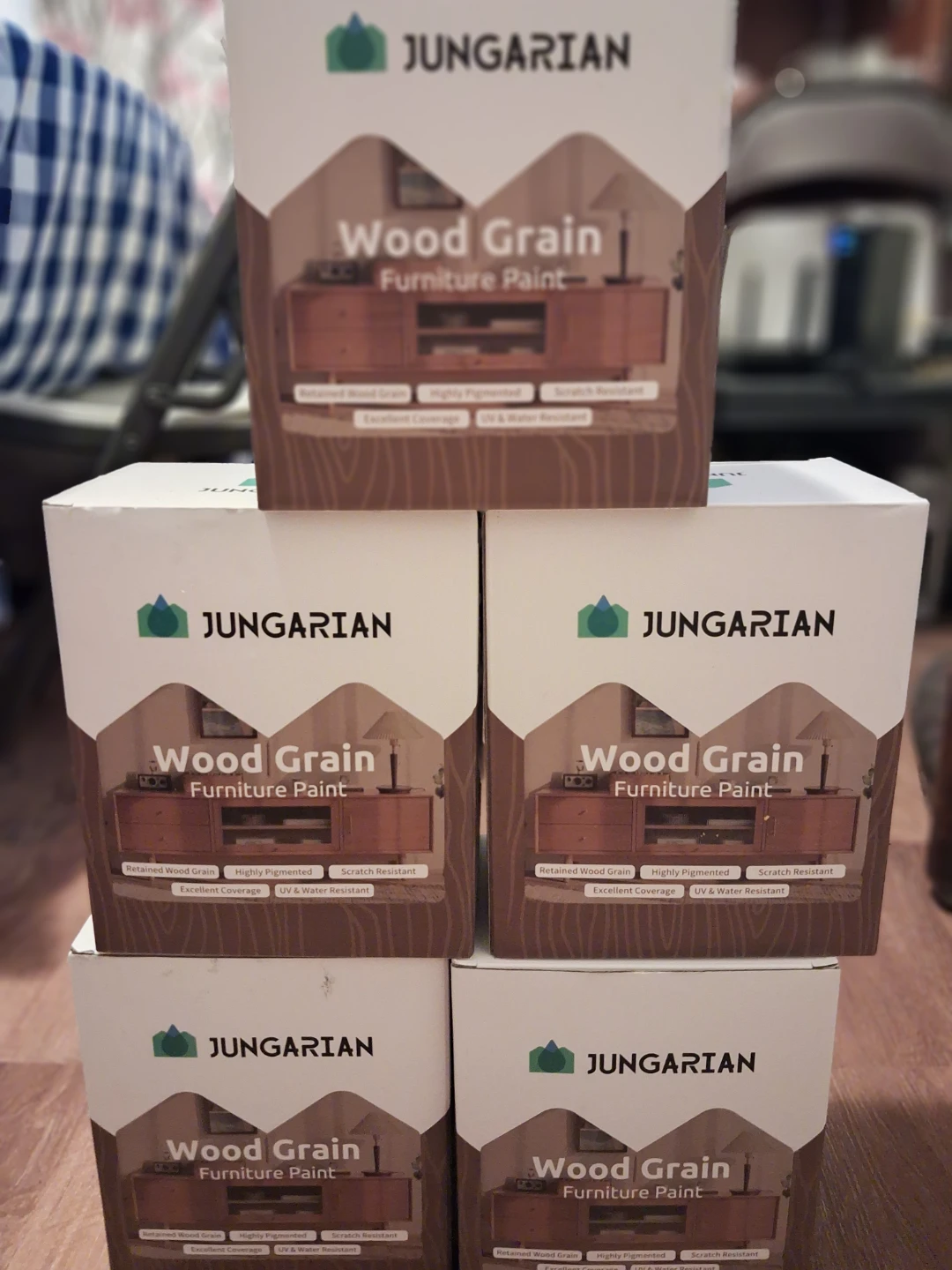 JUNGARIAN Wood Grain Furniture Paint 5 Boxes - photo 4