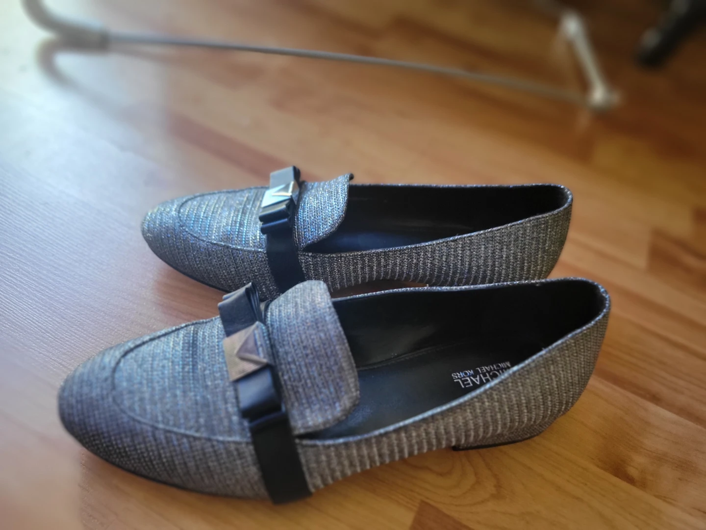 Michael Kors Loafers - Silver Sparkle - Size 7 - photo 2