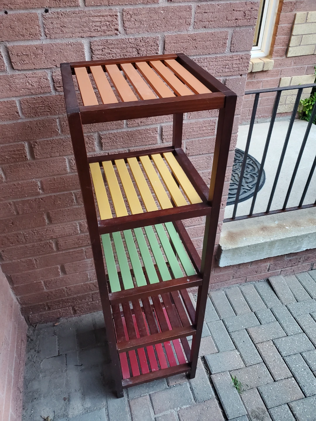 Tall Wood Shelf Unit - photo 4
