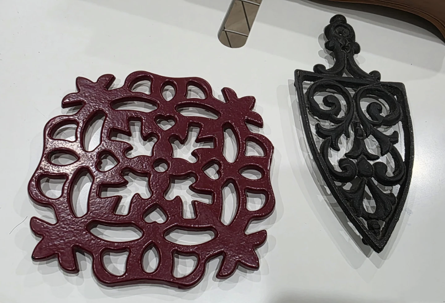 Cast Iron Trivets - Set of 2
