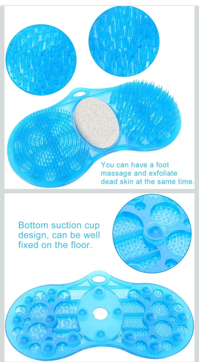 Miracle Cleansing Foot Brush with Pumice Stone - photo 5
