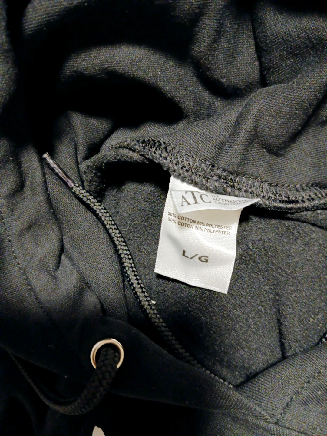 Men Large Black Hoodie - photo 3