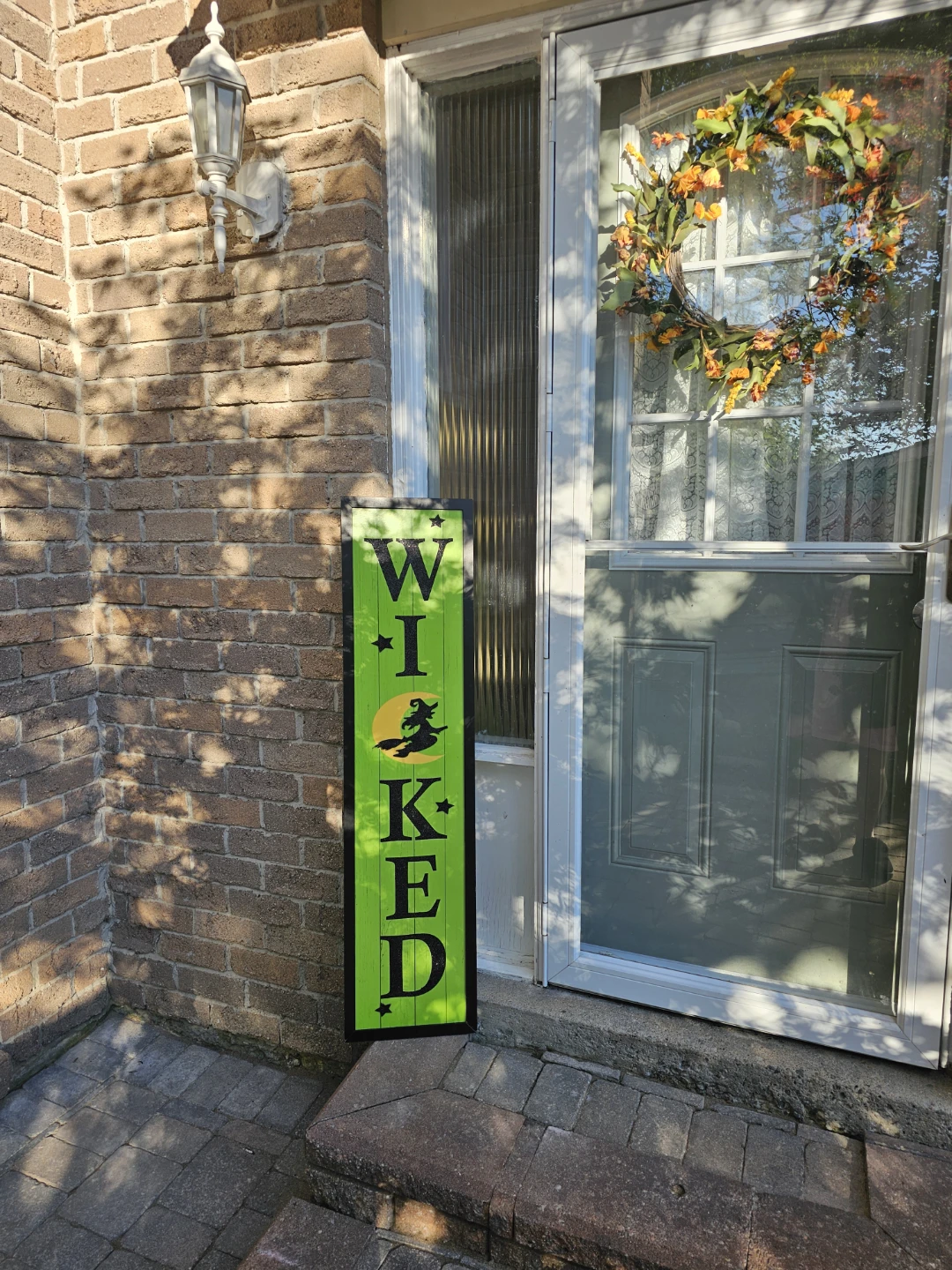 Halloween "Wicked"  Vertical Porch Sign - photo 2