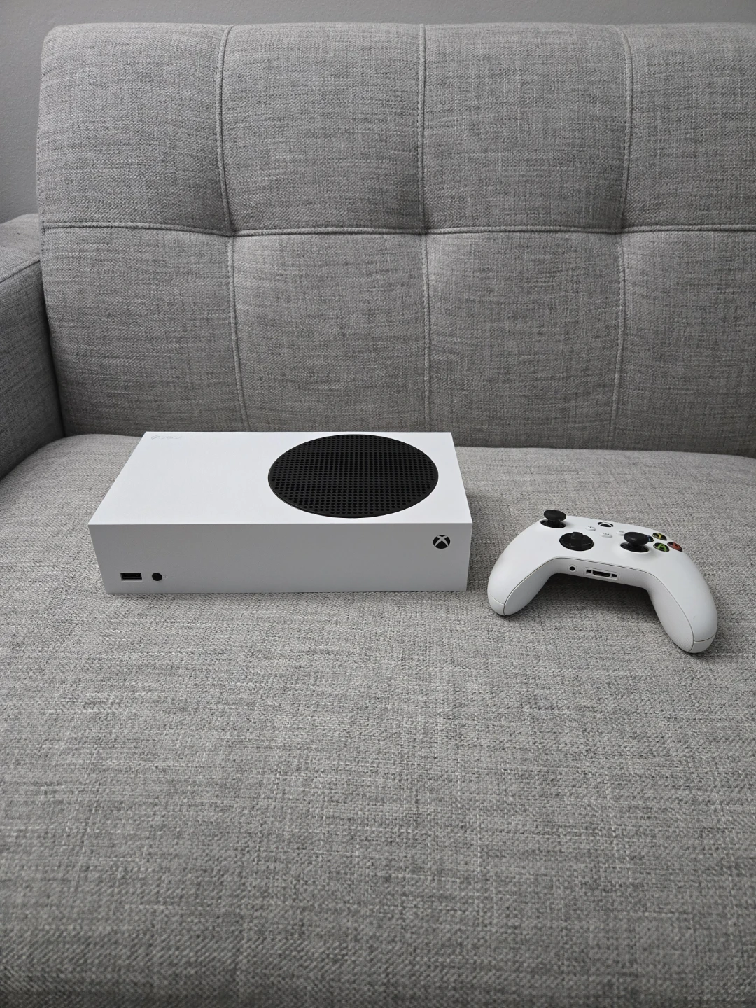 White Xbox Series S Console with Controller