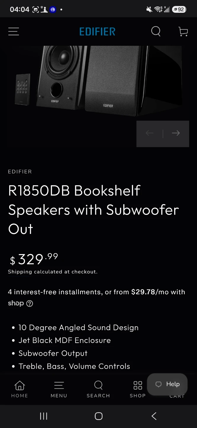 Edifier Speakers (bluetooth) r1850db with subwoofer out - photo 5