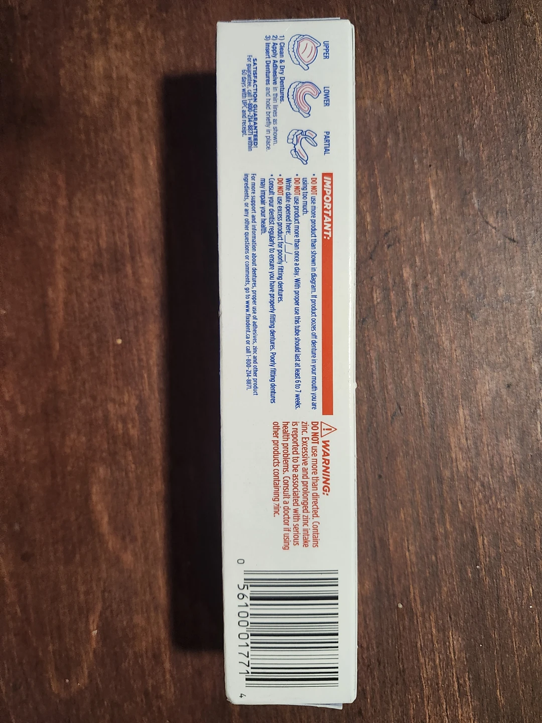 Fixodent Denture Adhesive Cream - photo 2