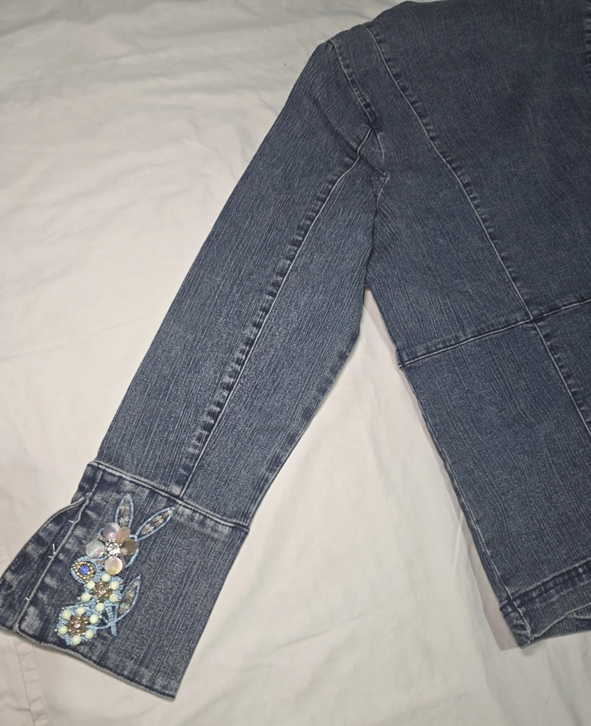 Style & Co. Embellished Denim Jacket - photo 5