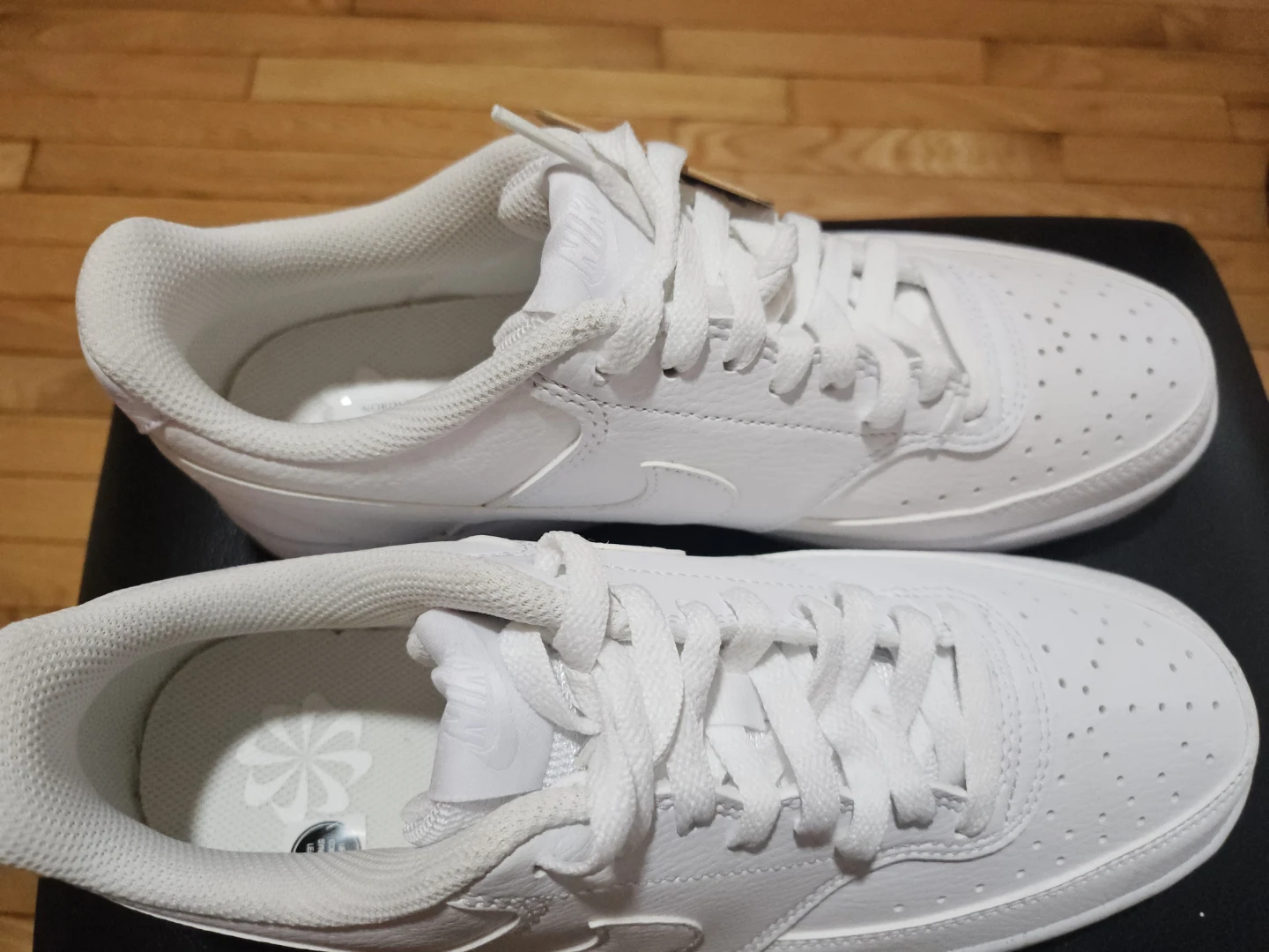 Nike Court Vision Low White Sneakers - photo 2