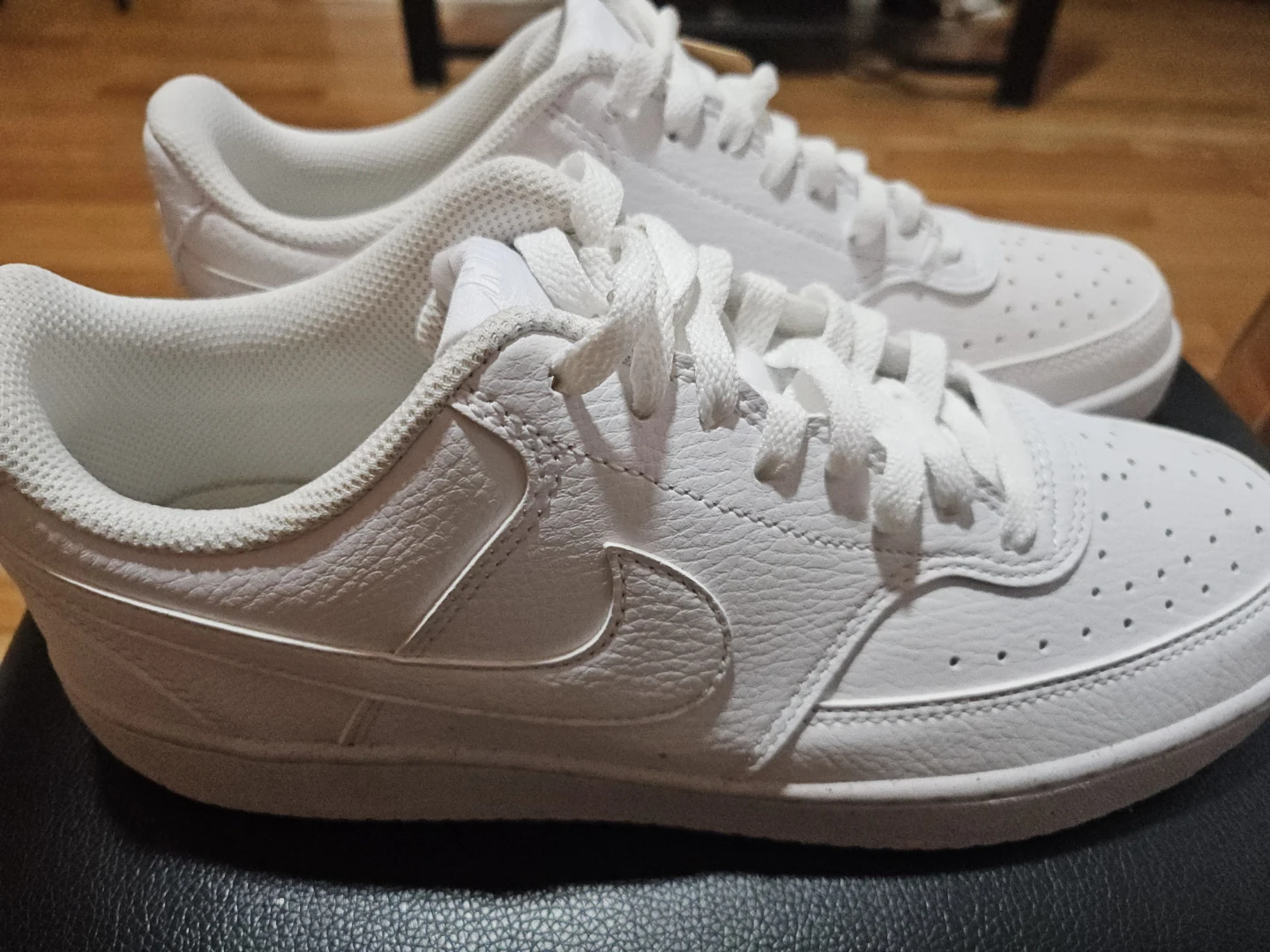 Nike Court Vision Low White Sneakers - photo 4