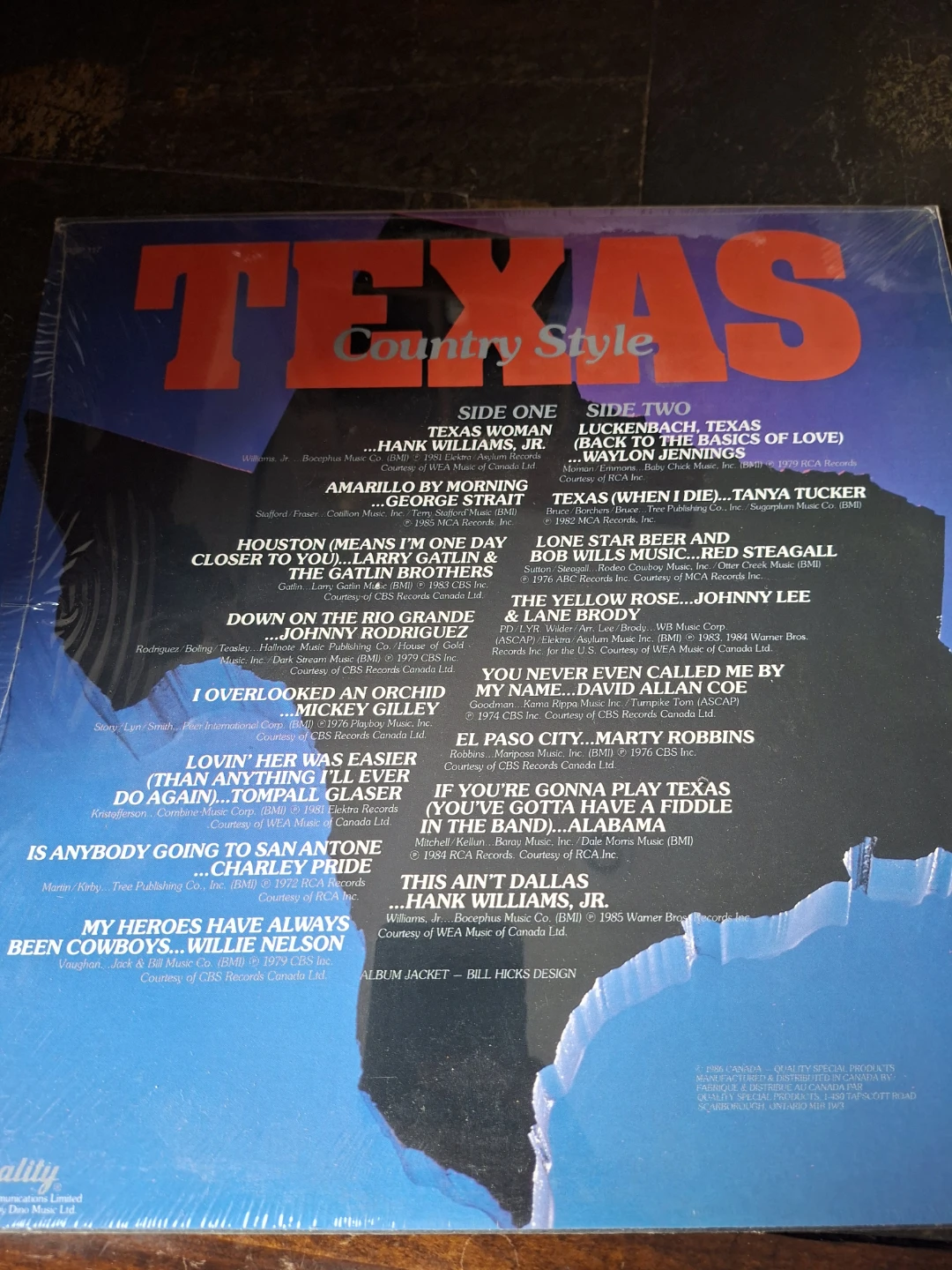 Sealed Vintage Vinyl LP – Country Music Texas Style: 16 Hits - photo 2