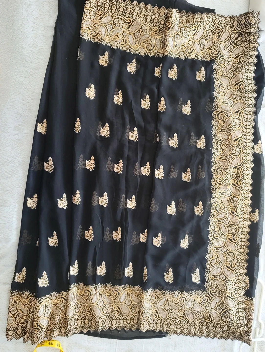 Brand New never worn Ready to wear Black Embroidered Blouse - photo 2