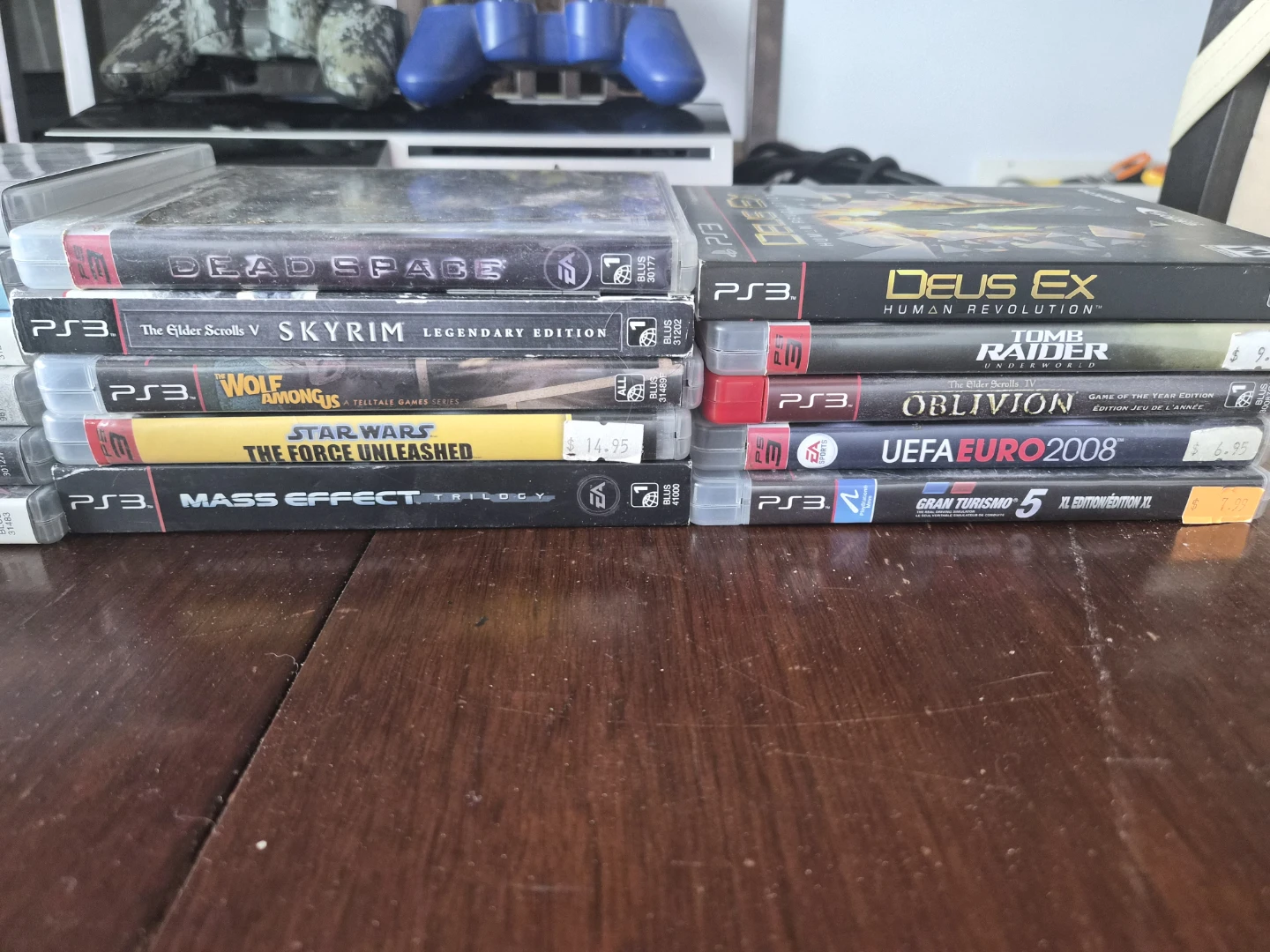 Sony PlayStation 3 Console with Games and Controllers - photo 4