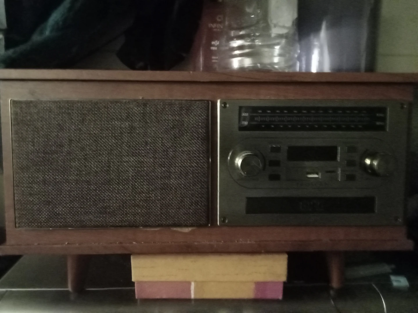 Retro Record Player with Radio