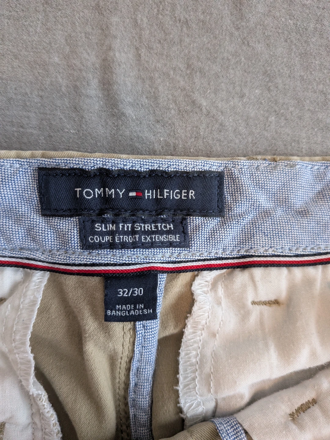 Tommy Hilfiger Slim Fit Stretch Chinos Khaki 32/30 - photo 2