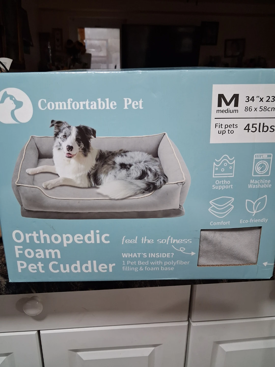 Comfortable Pet Orthopedic Foam Pet Cuddler - Medium