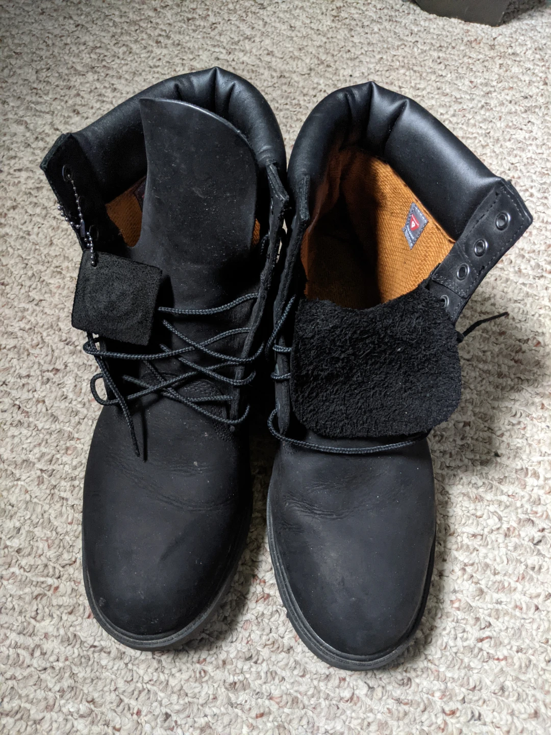 Black Timberland Boots