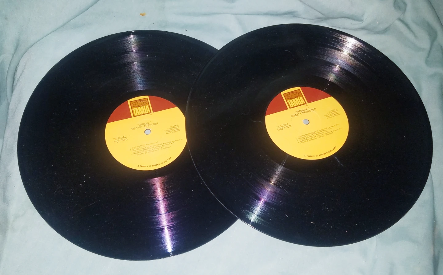 Smokey Robinson  Smokin'  Live  Mint / Near Mint 2 Vinyl LP Set - photo 5